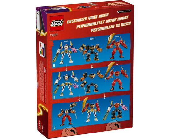 Конструктор LEGO NINJAGO Робот технічної стихії Сори 209 деталей (71807), зображення 5 Конструктор LEGO NINJAGO Робот технічної стихії Сори 209 деталей (71807), зображення 5