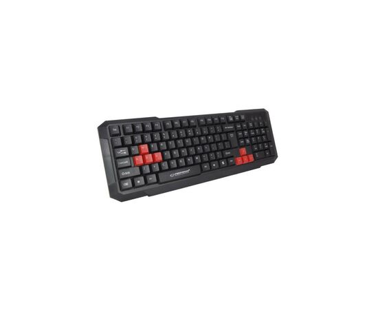 Клавиатура Esperanza EGK102 Red USB (EGK102RUA)