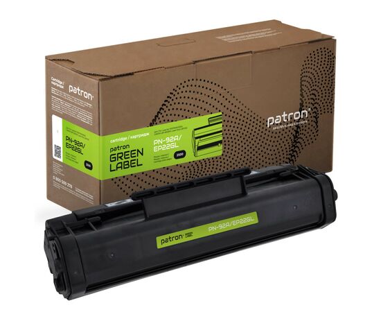 Картридж Patron HP 92A (C4092A)/CANON EP-22 GREEN Label (PN-92A/EP22GL)