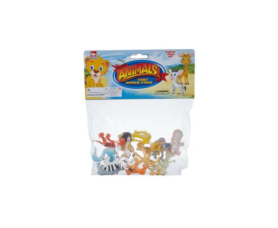 Игровой набор Dingua Зверюшки Африки 12 шт (D0020)