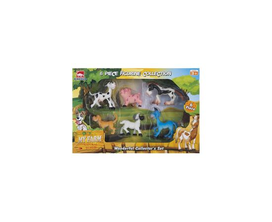 Игровой набор Dingua Зверюшки с фермы 6 шт (D0102)
