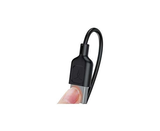 Дата кабель USB 2.0 AM to Type-C 1.2m Fast T-C829 Black T-Phox (T-C829 Black), изображение 4 Дата кабель USB 2.0 AM to Type-C 1.2m Fast T-C829 Black T-Phox (T-C829 Black), изображение 4