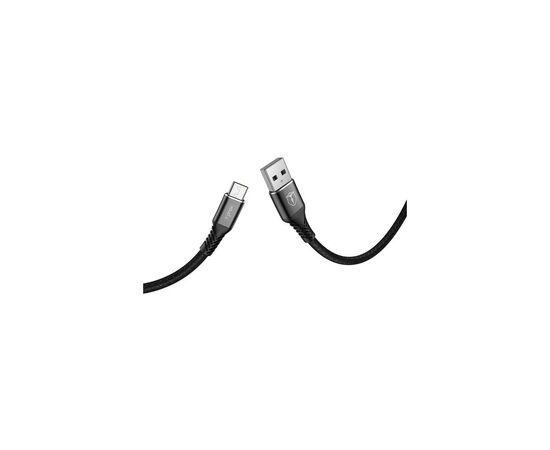 Дата кабель USB 2.0 AM to Type-C 1.0m Jagger T-C814 Black T-Phox (T-C814 black), изображение 3 Дата кабель USB 2.0 AM to Type-C 1.0m Jagger T-C814 Black T-Phox (T-C814 black), изображение 3