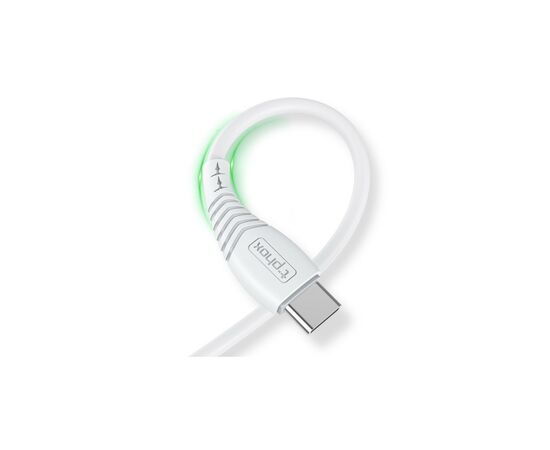 Дата кабель USB 2.0 AM to Type-C 1.0m Nature T-C830 White T-Phox (T-C830 White)