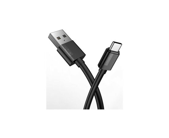 Дата кабель USB 2.0 AM to Type-C 2.0m Nets T-C801 Black T-Phox (T-C801(2) black), изображение 3 Дата кабель USB 2.0 AM to Type-C 2.0m Nets T-C801 Black T-Phox (T-C801(2) black), изображение 3