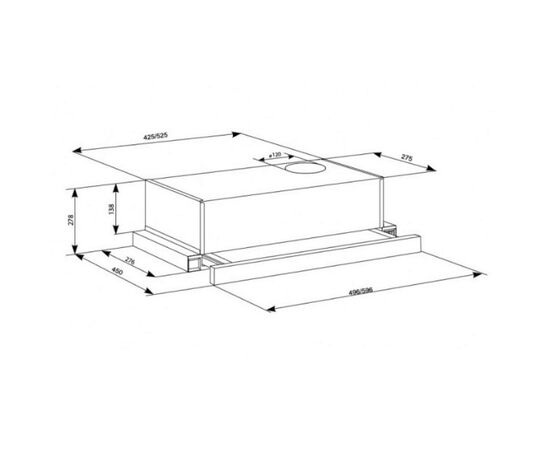 Вытяжка кухонная Eleyus LOTUS 470 50 BL (LOTUS47050BL), изображение 9 Вытяжка кухонная Eleyus LOTUS 470 50 BL (LOTUS47050BL), изображение 9