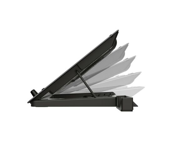 Подставка для ноутбука Trust GXT 1125 Quno (17.3") Blue LED Black (23581_TRUST), изображение 2 Подставка для ноутбука Trust GXT 1125 Quno (17.3") Blue LED Black (23581_TRUST), изображение 2