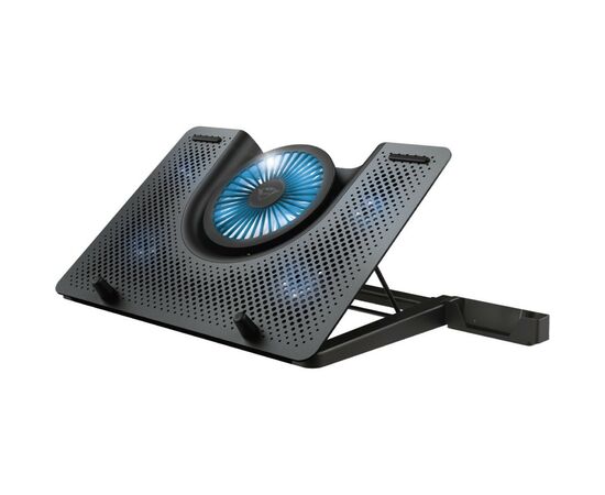 Подставка для ноутбука Trust GXT 1125 Quno (17.3") Blue LED Black (23581_TRUST), изображение 3 Подставка для ноутбука Trust GXT 1125 Quno (17.3") Blue LED Black (23581_TRUST), изображение 3