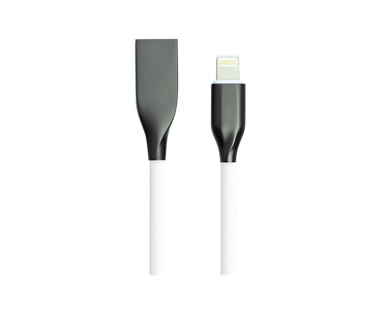 Дата кабель USB 2.0 AM to Lightning 1.0m white PowerPlant (CA910724)