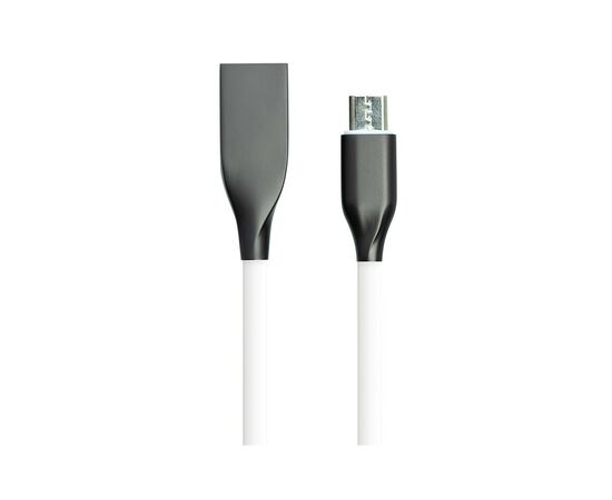 Дата кабель USB 2.0 AM to Micro 5P 2.0m white PowerPlant (CA910731)