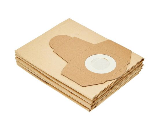 Мешок для пылесоса Einhell мешки бумажные, 30л (5 шт) (2351170), изображение 2 Мешок для пылесоса Einhell мешки бумажные, 30л (5 шт) (2351170), изображение 2