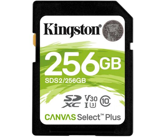 Карта пам'яті Kingston 256GB SDXC class 10 UHS-I U3 Canvas Select Plus (SDS2/256GB)