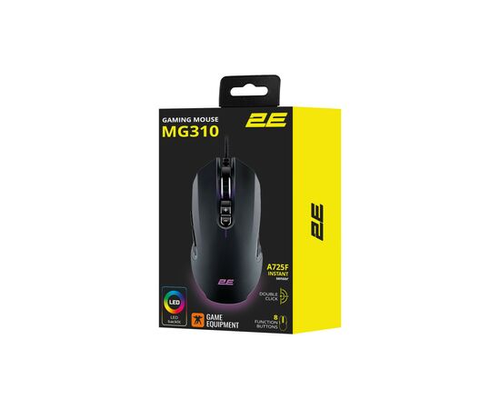 Мышка 2E MG310 LED USB Black (2E-MG310UB), изображение 8 Мышка 2E MG310 LED USB Black (2E-MG310UB), изображение 8