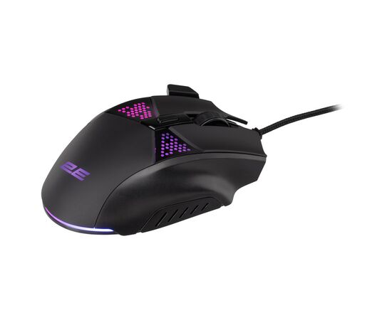 Мышка 2E MG320 RGB USB Black (2E-MG320UB), изображение 3 Мышка 2E MG320 RGB USB Black (2E-MG320UB), изображение 3