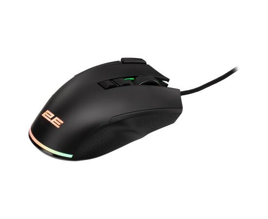 Мышка 2E MG330 RGB USB Black (2E-MG330UB), изображение 3 Мышка 2E MG330 RGB USB Black (2E-MG330UB), изображение 3