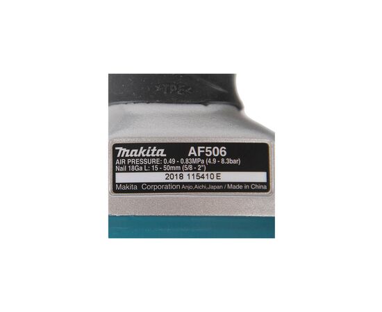 Цвяхозабивач Makita AF 506 пневматический (AF506), зображення 4 Цвяхозабивач Makita AF 506 пневматический (AF506), зображення 4