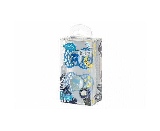 Пустушка Nuvita Air55 Explore 6m+ ортодонтична (світиться в темряві) (NV7086GM), зображення 3 Пустушка Nuvita Air55 Explore 6m+ ортодонтична (світиться в темряві) (NV7086GM), зображення 3