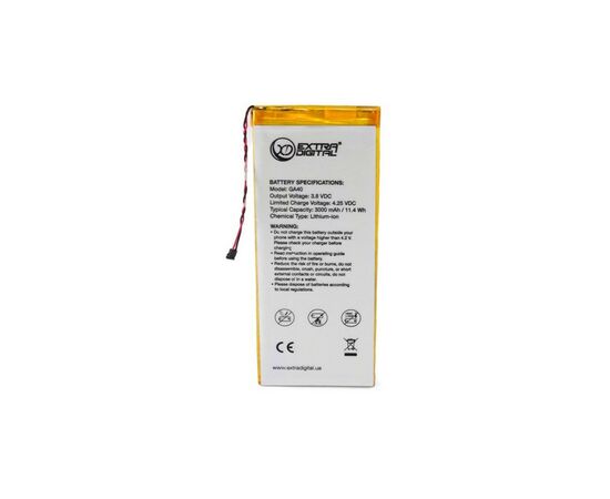 Аккумуляторная батарея для телефона Extradigital Motorola Moto G4 Plus (GA40) 3000 mAh (BMM6428), изображение 4 Аккумуляторная батарея для телефона Extradigital Motorola Moto G4 Plus (GA40) 3000 mAh (BMM6428), изображение 4