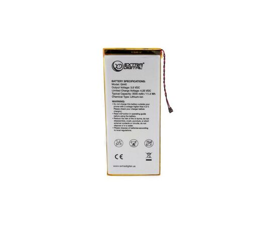 Аккумуляторная батарея для телефона Extradigital Motorola Moto G4 Plus (GA40) 3000 mAh (BMM6428)