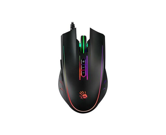 Мишка A4Tech Bloody Q81 Neon XGlide Curve Black, зображення 2 Мишка A4Tech Bloody Q81 Neon XGlide Curve Black, зображення 2