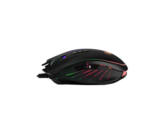 Мишка A4Tech Bloody Q81 Neon XGlide Curve Black, зображення 3 Мишка A4Tech Bloody Q81 Neon XGlide Curve Black, зображення 3
