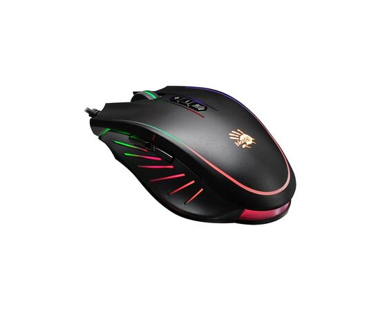 Мышка A4Tech Bloody Q81 Neon XGlide Curve Black
