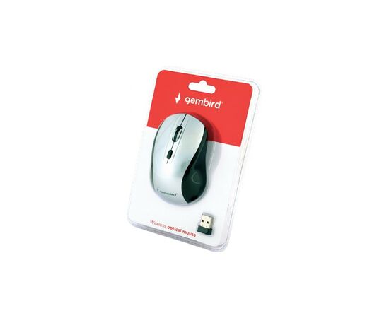 Мышка Gembird MUSW-4B-02-BS White (MUSW-4B-02-BS), изображение 3 Мышка Gembird MUSW-4B-02-BS White (MUSW-4B-02-BS), изображение 3