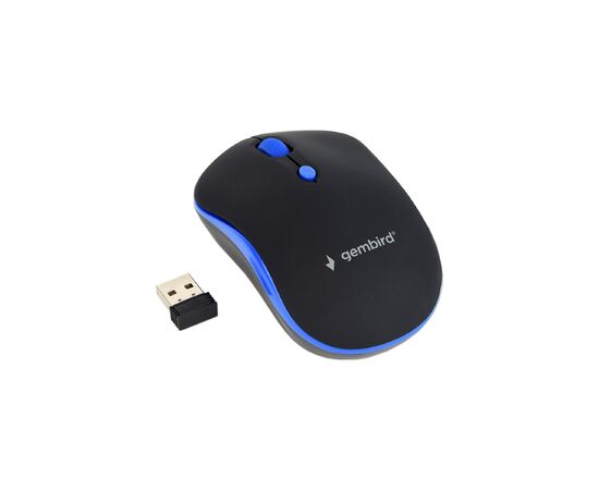 Мышка Gembird MUSW-4B-03-B Black+Blue (MUSW-4B-03-B)