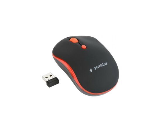 Мишка Gembird MUSW-4B-03-R Black+Red (MUSW-4B-03-R), зображення 2 Мишка Gembird MUSW-4B-03-R Black+Red (MUSW-4B-03-R), зображення 2