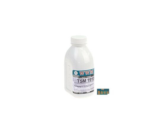 Тонер Samsung ML-1910, 80г Black +chip WWM (LJ-SET122)