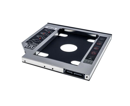 Фрейм-переходник Grand-X HDD 2,5'' SATA2/SATA3 Slim 9,5mm (HDC-24С), изображение 2 Фрейм-переходник Grand-X HDD 2,5'' SATA2/SATA3 Slim 9,5mm (HDC-24С), изображение 2