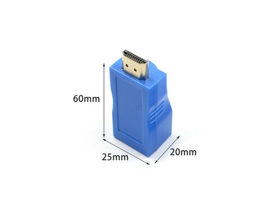 Перехідник HDMI к кабелю RJ45 (Patch Cord) 30m Extradigital (KBH1754), зображення 4 Перехідник HDMI к кабелю RJ45 (Patch Cord) 30m Extradigital (KBH1754), зображення 4