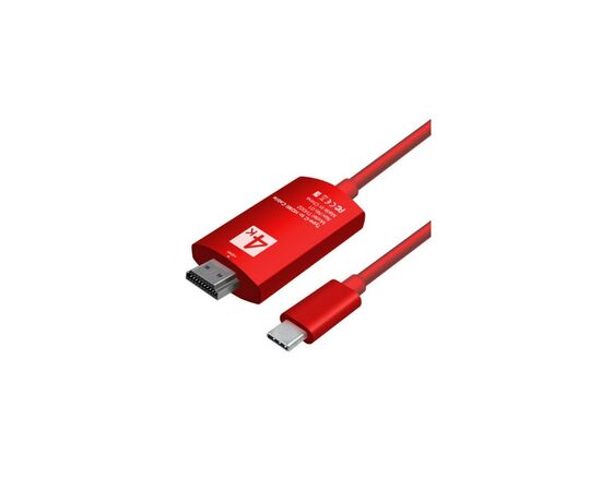 Переходник Type C to HDMI, 2m, 4K, 30HZ Extradigital (KBH1751)