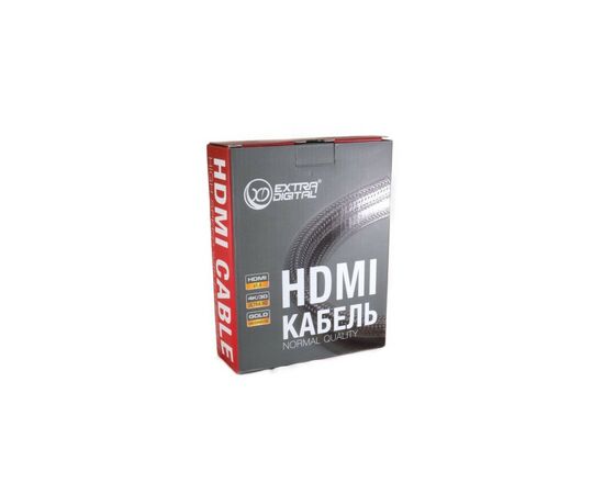 Кабель мультимедійний HDMI to HDMI 5.0m v2.0 28awg, 14+1, CCS Extradigital (KBH1749), зображення 6 Кабель мультимедійний HDMI to HDMI 5.0m v2.0 28awg, 14+1, CCS Extradigital (KBH1749), зображення 6