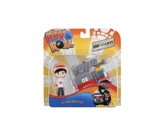 Игровой набор Rev&Roll Рев и Рамбл DieCast Потому и Спритцер (EU881031), изображение 7 Игровой набор Rev&Roll Рев и Рамбл DieCast Потому и Спритцер (EU881031), изображение 7