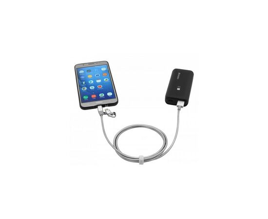Дата кабель USB 2.0 AM to Lightning + Micro 5P 1.0m silver Verbatim (48869), зображення 4 Дата кабель USB 2.0 AM to Lightning + Micro 5P 1.0m silver Verbatim (48869), зображення 4