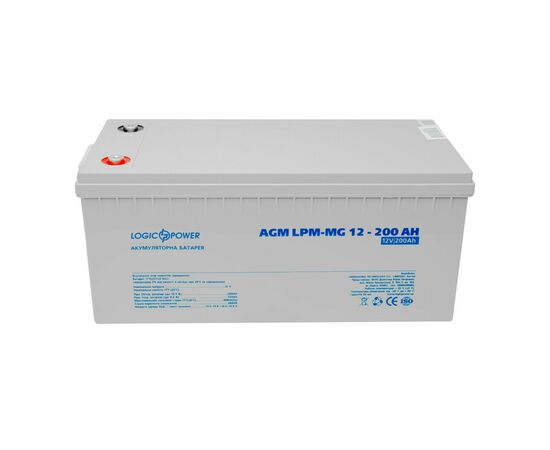 Батарея к ИБП LogicPower LPM MG 12В 200 Ач (3875), изображение 2 Батарея к ИБП LogicPower LPM MG 12В 200 Ач (3875), изображение 2