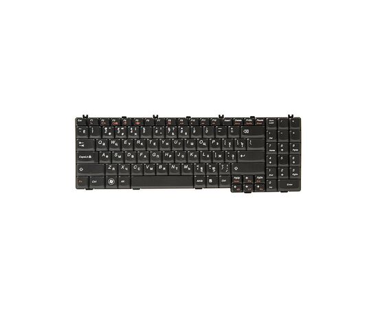 Клавиатура ноутбука PowerPlant Lenovo IdeaPad G550, G555 черный, черный фрейм (KB311040)