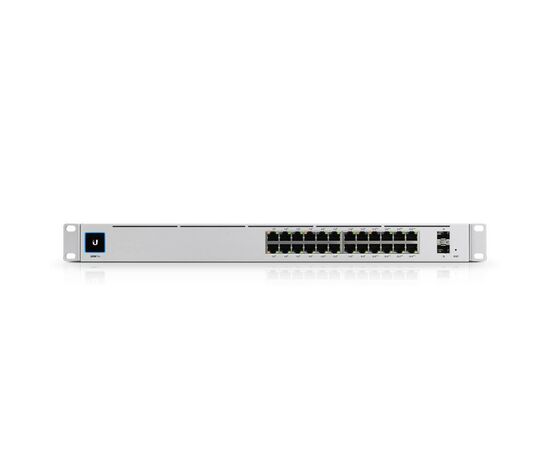 Коммутатор сетевой Ubiquiti USW-24-POE, изображение 2 Коммутатор сетевой Ubiquiti USW-24-POE, изображение 2