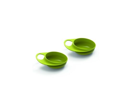 Тарелка детская Nuvita Easy Eating глубокая 2 шт. салатовая (NV8431Lime), изображение 2 Тарелка детская Nuvita Easy Eating глубокая 2 шт. салатовая (NV8431Lime), изображение 2