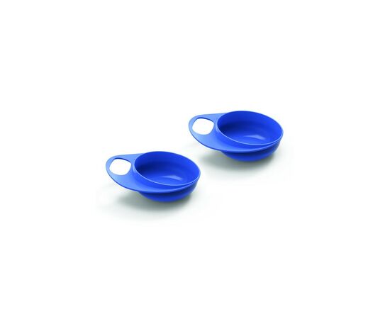 Тарелка детская Nuvita Easy Eating глубокая 2 шт. синяя (NV8431Blue), изображение 2 Тарелка детская Nuvita Easy Eating глубокая 2 шт. синяя (NV8431Blue), изображение 2