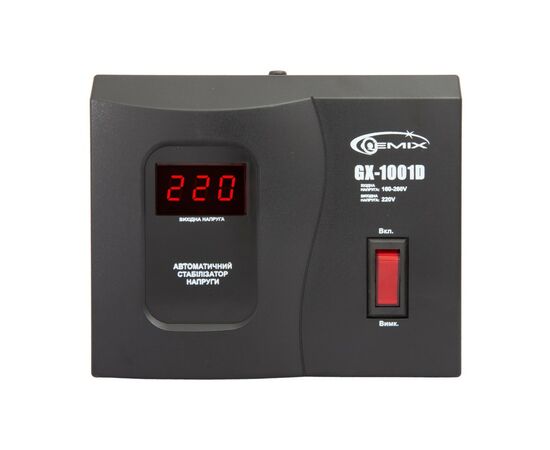 Стабилизатор Gemix GX-1001D, изображение 2 Стабилизатор Gemix GX-1001D, изображение 2