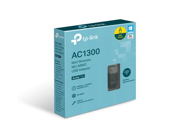 Сетевая карта Wi-Fi TP-Link ARCHER-T3U, изображение 2 Сетевая карта Wi-Fi TP-Link ARCHER-T3U, изображение 2