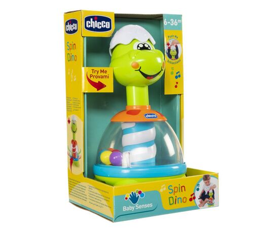 Развивающая игрушка Chicco Динозаврик (09711.00), изображение 2 Развивающая игрушка Chicco Динозаврик (09711.00), изображение 2