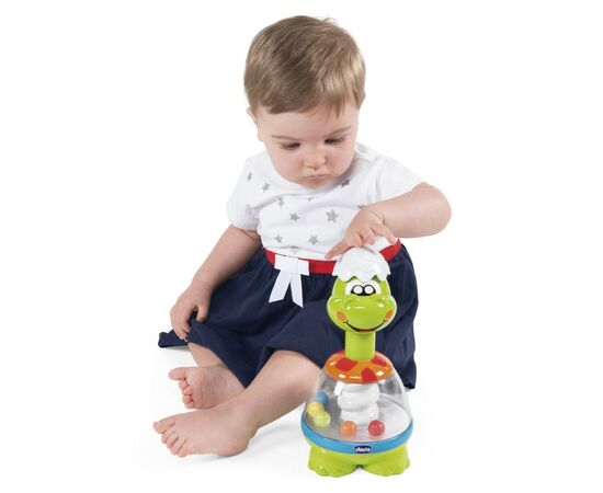 Развивающая игрушка Chicco Динозаврик (09711.00), изображение 3 Развивающая игрушка Chicco Динозаврик (09711.00), изображение 3
