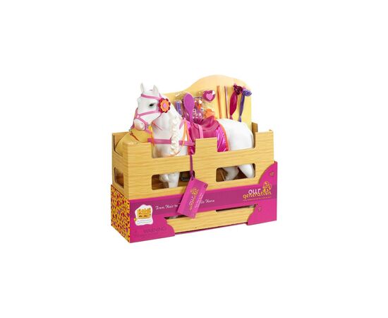 Фигурка Our Generation Конь Принцесса с аксессуарами 50 см (BD38003Z), изображение 4 Фигурка Our Generation Конь Принцесса с аксессуарами 50 см (BD38003Z), изображение 4