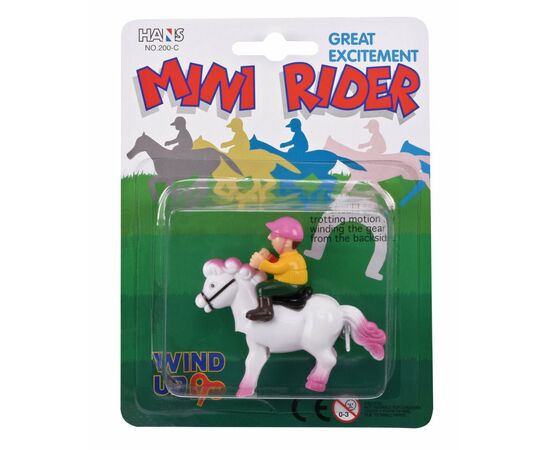 Игровой набор Goki Заводная игрушка Жокей (13094G-2), изображение 5 Игровой набор Goki Заводная игрушка Жокей (13094G-2), изображение 5