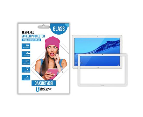 Стекло защитное BeCover HUAWEI MediaPad T5 10 White (703749)