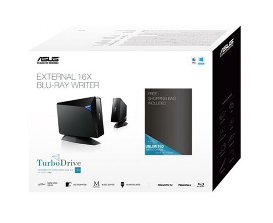 Оптический привод Blu-Ray ASUS BW-16D1H-U PRO/BLK/G/AS, изображение 4 Оптический привод Blu-Ray ASUS BW-16D1H-U PRO/BLK/G/AS, изображение 4