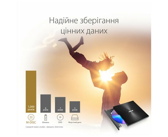 Оптический привод DVD-RW ASUS SDRW-08U9M-U/GOLD/G/AS, изображение 4 Оптический привод DVD-RW ASUS SDRW-08U9M-U/GOLD/G/AS, изображение 4